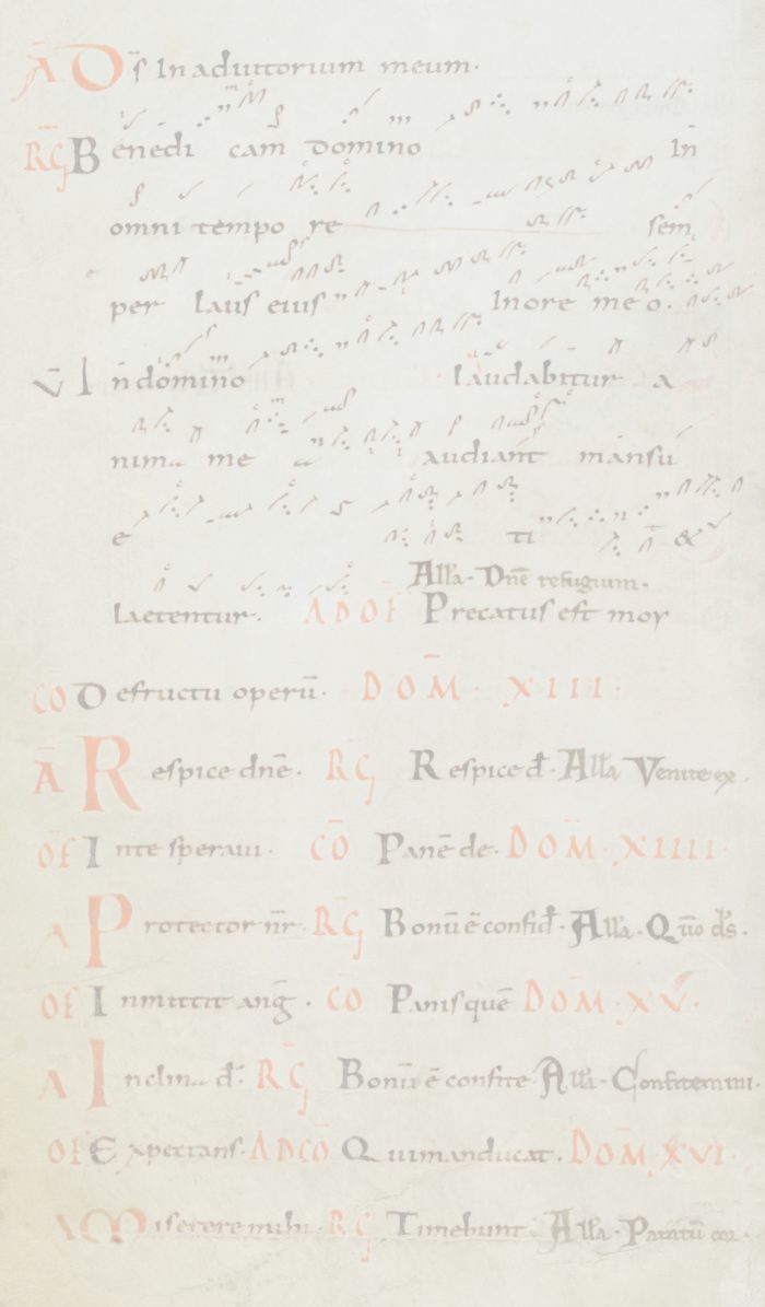 St. Gallen, Stiftsbibliothek, Cod. Sang. 359, p. 142 – Cantatorium (https://www.e-codices.ch/de/list/one/csg/0359)