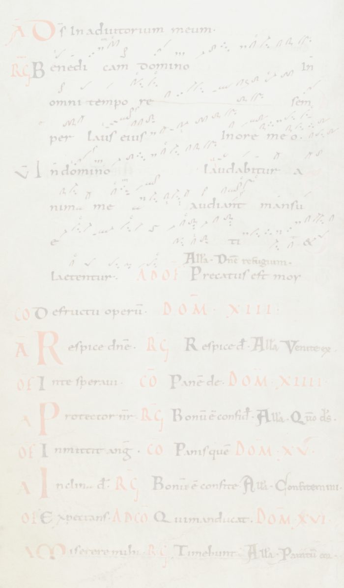 St. Gallen, Stiftsbibliothek, Cod. Sang. 359, p. 142 – Cantatorium (https://www.e-codices.ch/de/list/one/csg/0359)
